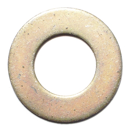 Midwest Fastener Flat Washer, For Screw Size 5/8" , Steel Zinc Yellow Finish, 8 PK 34192